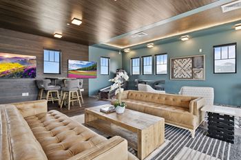 Elegant clubhouse with reservable gathering areas
